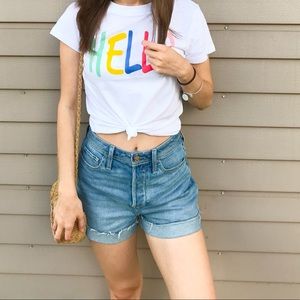 Ultra High Rise Mom Shorts | Hollister